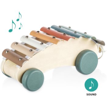 Zopa Wooden Pull Xylophone xilofon de tras din lemn - imagine 3